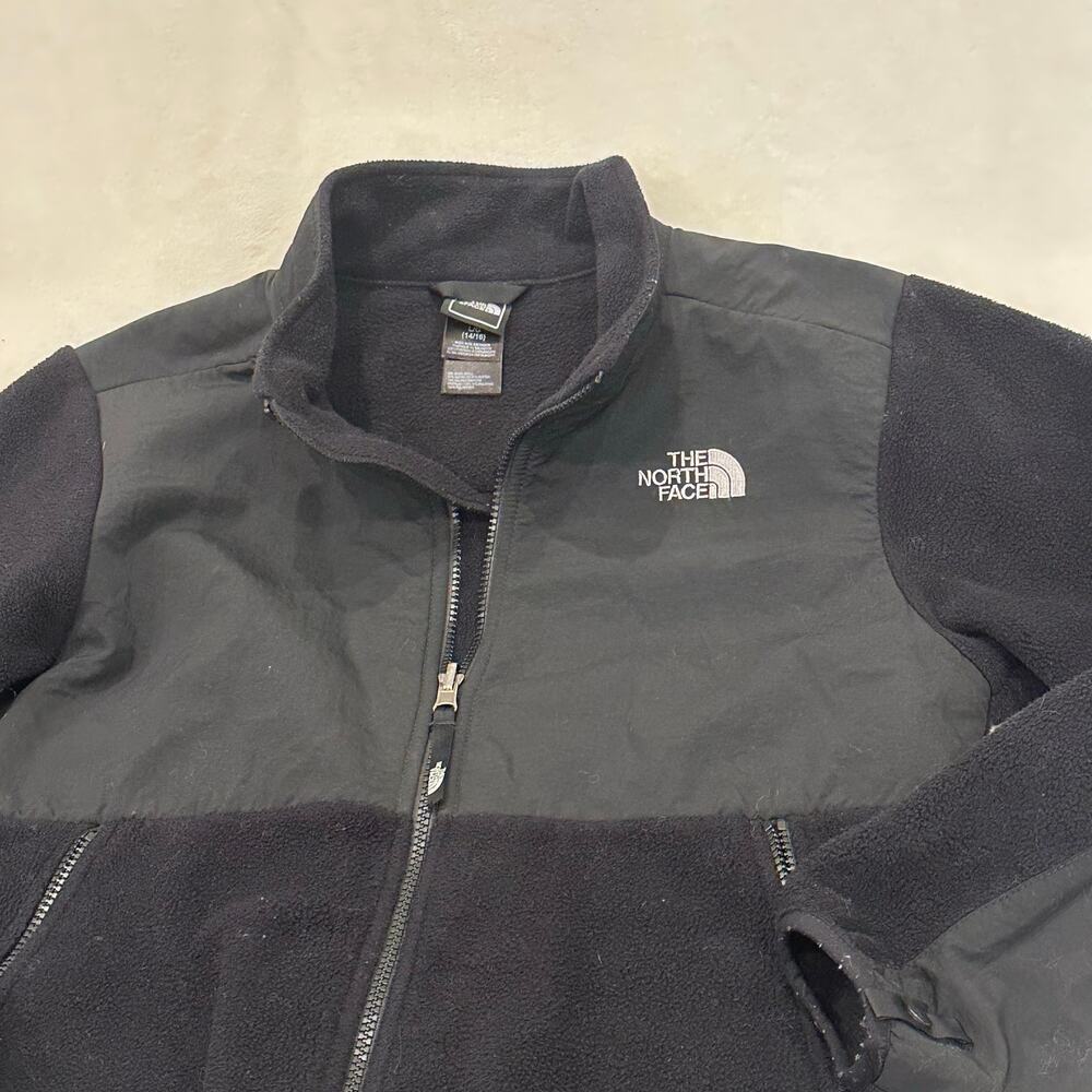 The North Face Black Denali Jacket sz L Black Fleece Jacket North Face Denali - Picture 7 of 7